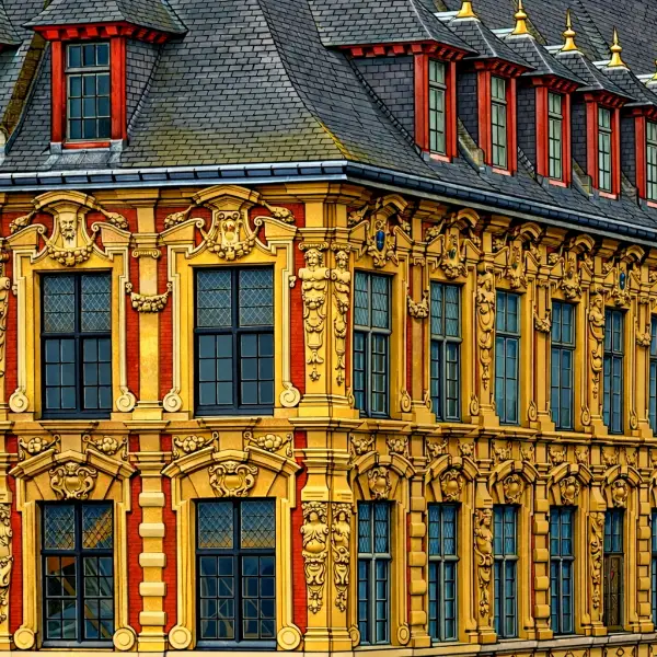 dessin bourse lille grand place